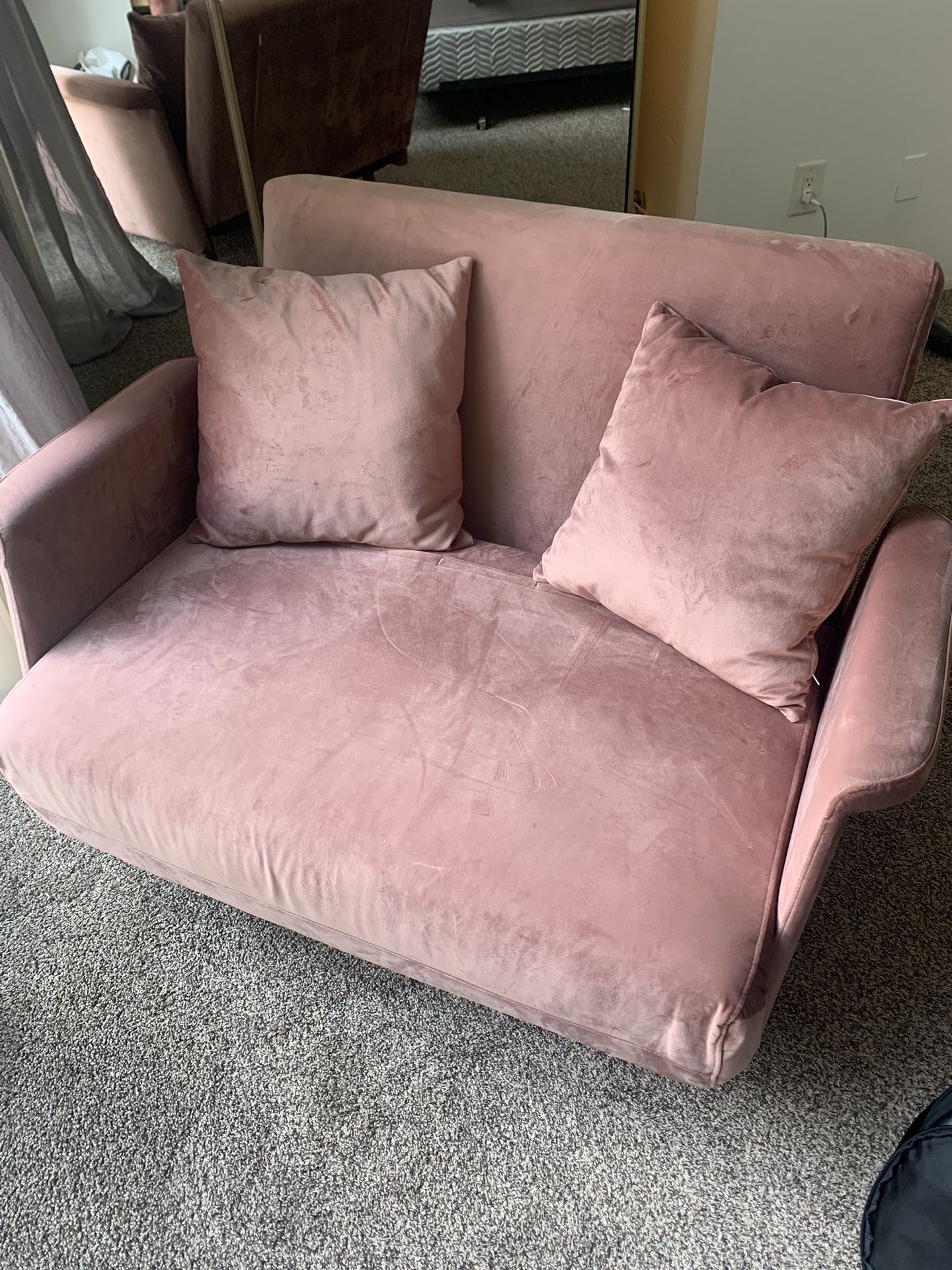 Pink Love Seat