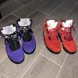 Jordan 5 Raging Bulls/ Alternate Grape