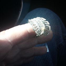 silver and costume rings