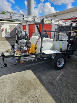 Pressure Washing Trailer And Soft Wash