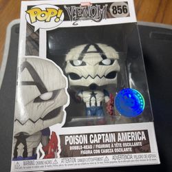 Funko Pop: Venom: Poison Captain America [ POP In A Box Exclusive ]