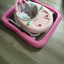 Babygirl minnie mouse walker