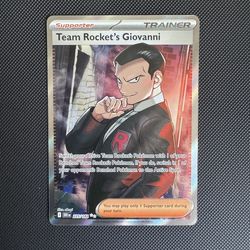 Pokémon card trainer Team Rocket’s Giovanni