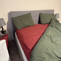  Queen Mattress, Bed Frame, Box Spring
