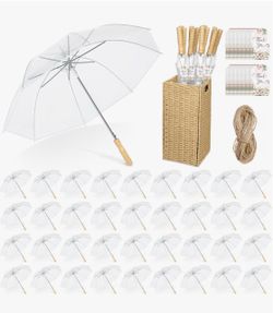Aodaer Wedding Umbrella Bulk with Foldable Storage Box