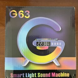 Smart Speaker With Wireless Charger And Clock