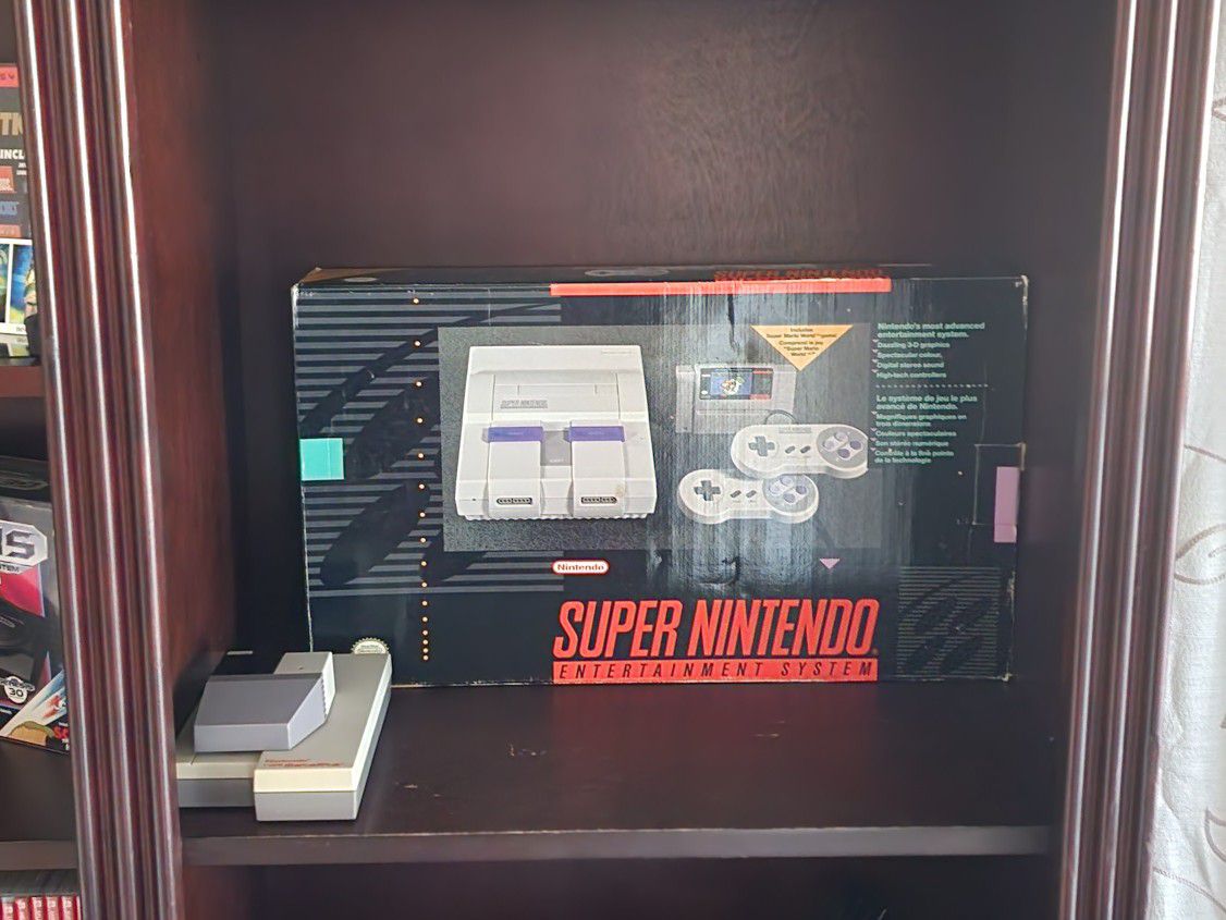 Original Super Nintendo with over 50 Games