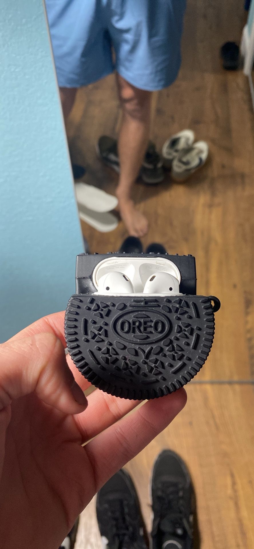 AirPods With Oreo case DESCRIPTION