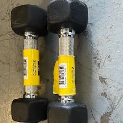 Ziva hexagon steel dumbbells (5 in stock)