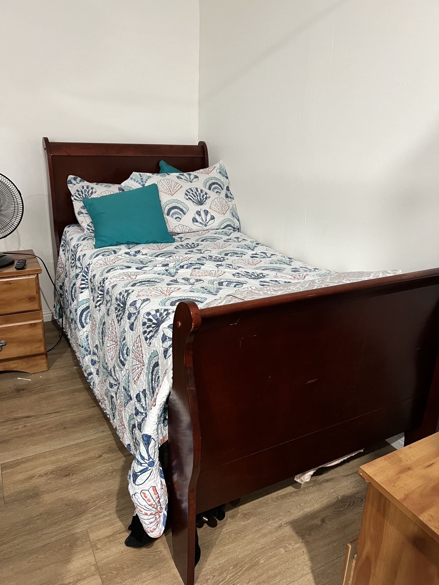 Twin Sleigh Bed Frame
