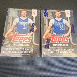 2 Topps Blackout Blaster Boxes