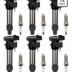 Ignition Coil Pack and Iridium Spark Plug For Chevy Traverse Camaro Equinox Impala For Buick Enclave For GMC Terrain Acadia