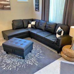 BarringtonExposed Metal Feet With Silver 2-Piece Sectional Right Chaise
Homelegance$20 Down Payment and delivery available 