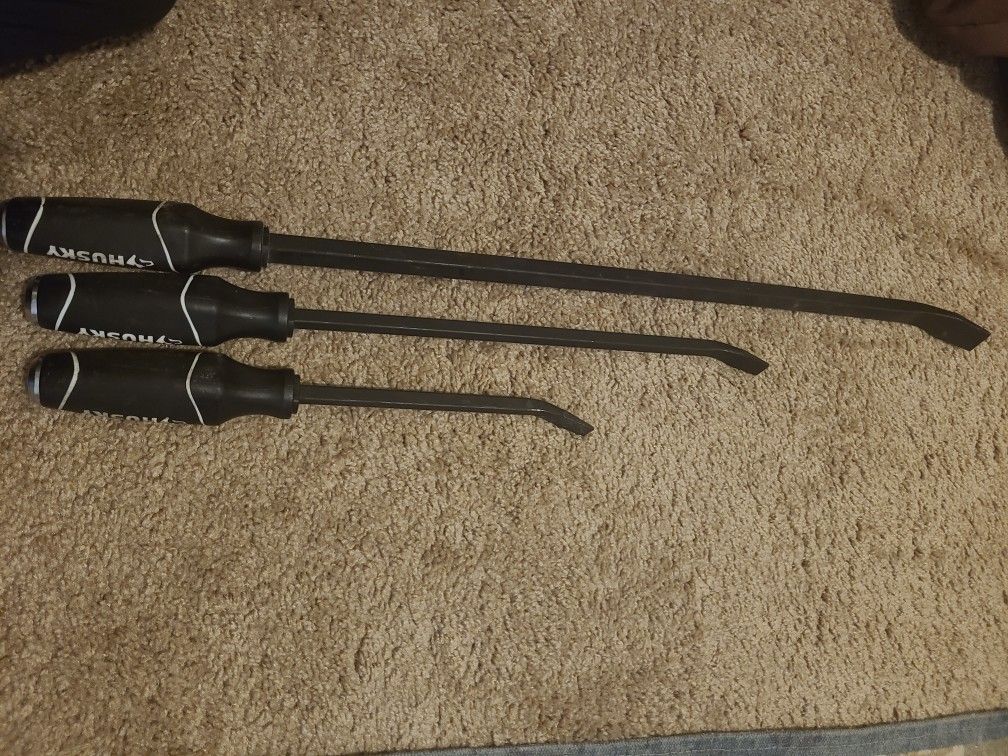Husky Pry Bar Set 3 Piece 