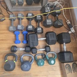 Dumbbells And Bench