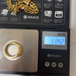 14K Nugget Ring Size 10