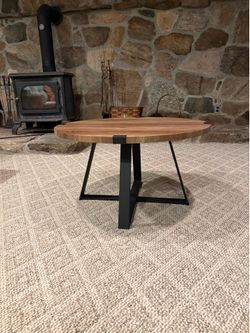 Industrial style coffee table