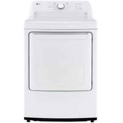 LG 27 in. 7.3 cu. ft. Electric Dryer NEW FlowSense Duct Clogging Indicator, LoDecibel Quiet