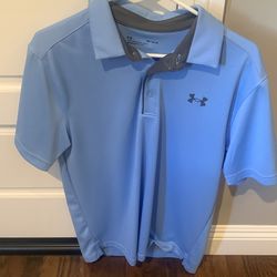 Men’s Under Armour Polo light blue Medium