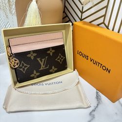 LV Cardholder Wallet with Charms