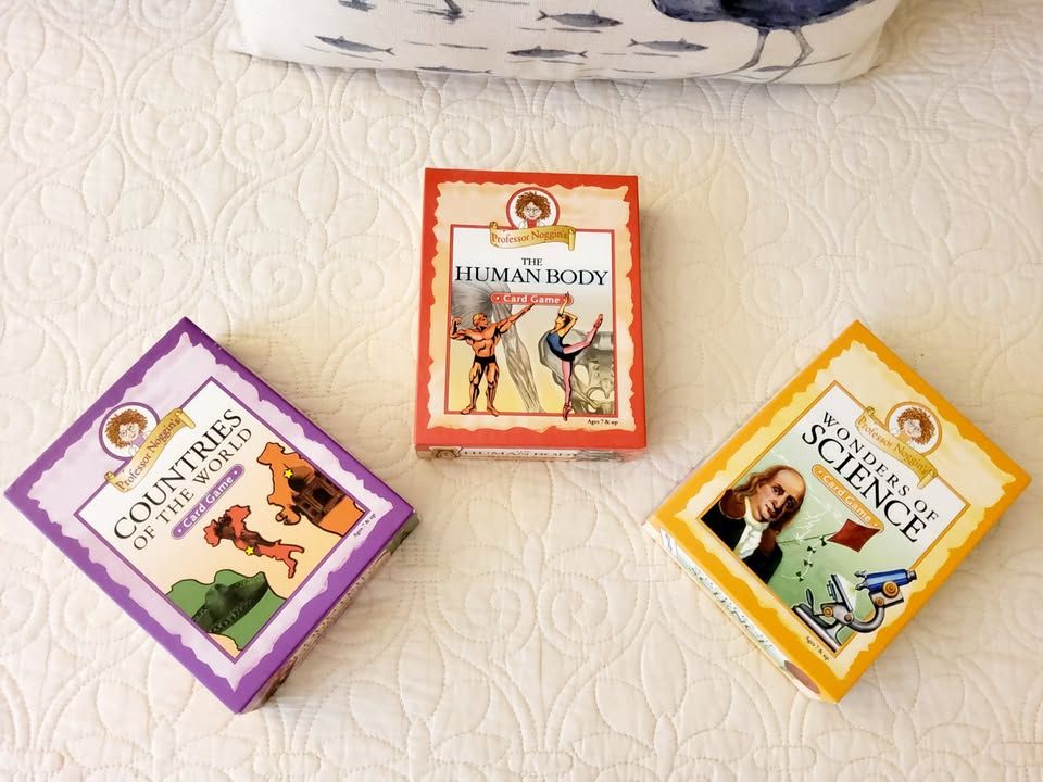 Professor Noggin's Educational Card Games - New