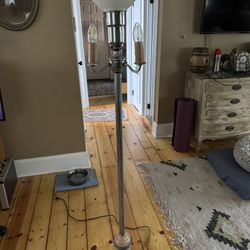 Antique Floor Lamp  W  Night Light On The Bottom 