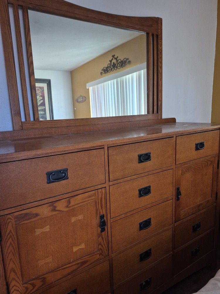 Large Dresser and mirror 