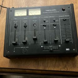 two channel dj mixing console