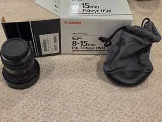 Canon EF 8-15 mm L lens for EF mount