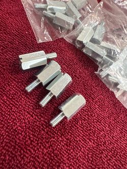 Kado M4x10mm Hex Stainless Steel Standoff Spacer Screw Set Nut Bolt 16pcs C10)