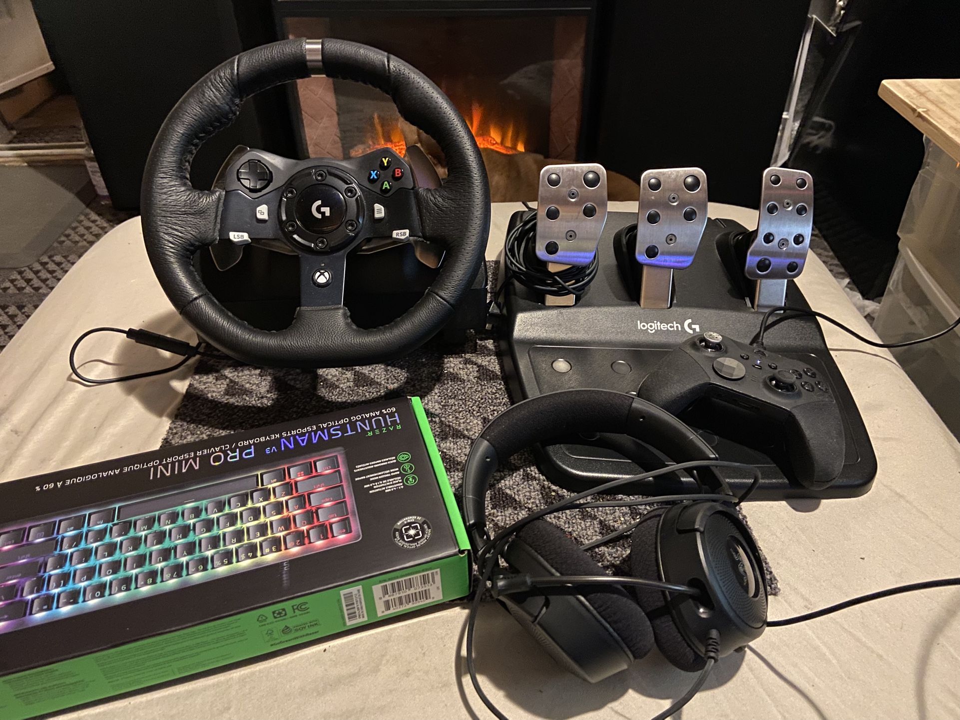 Gaming Computer Setup Ready To Play Online