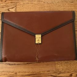 Classic Mark Cross Leather Portfolio