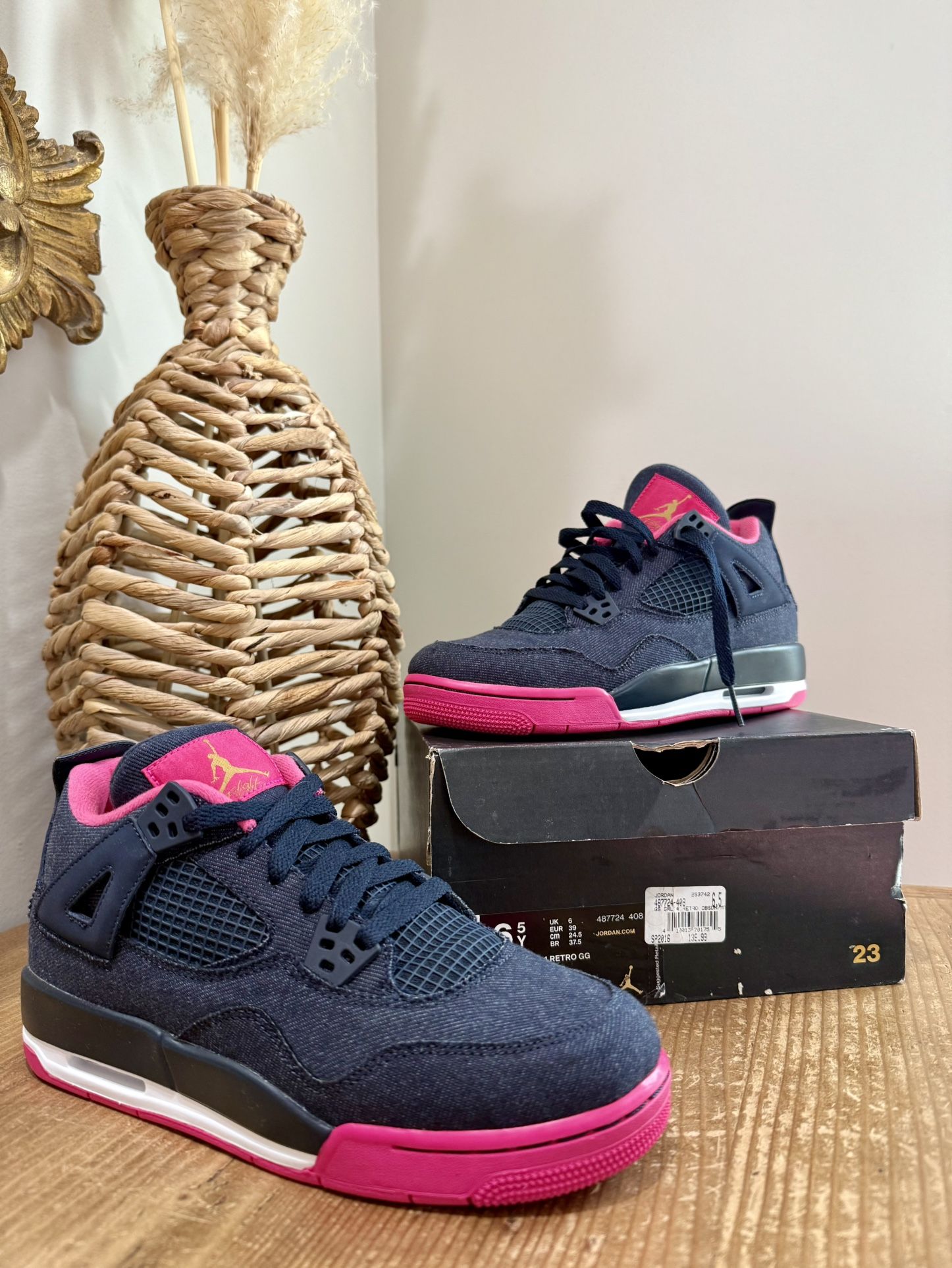 Jordan Retro (GS) (DS) “Denim” - Main Image
