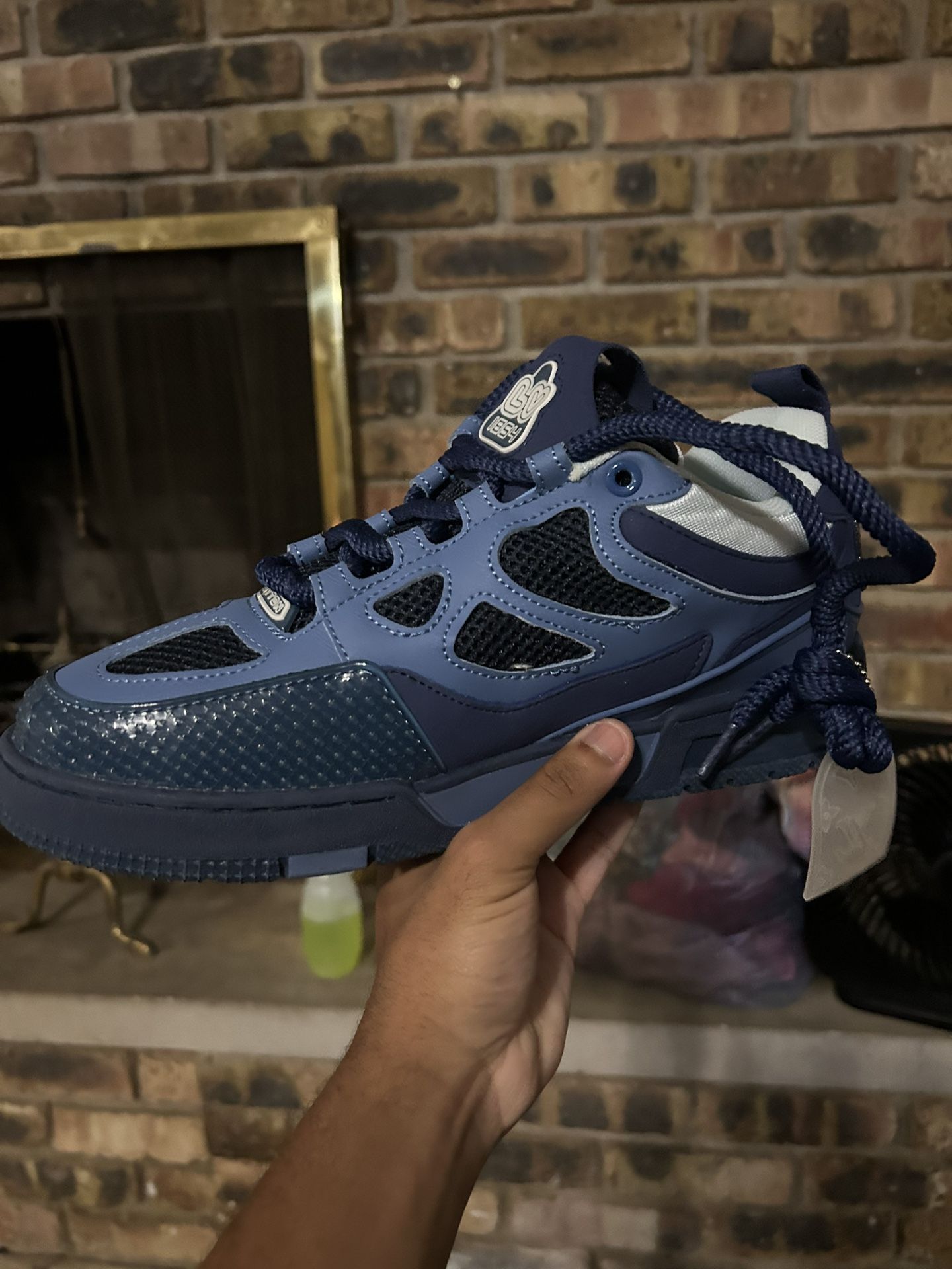 Navy Blue Louis Vuiton Skates