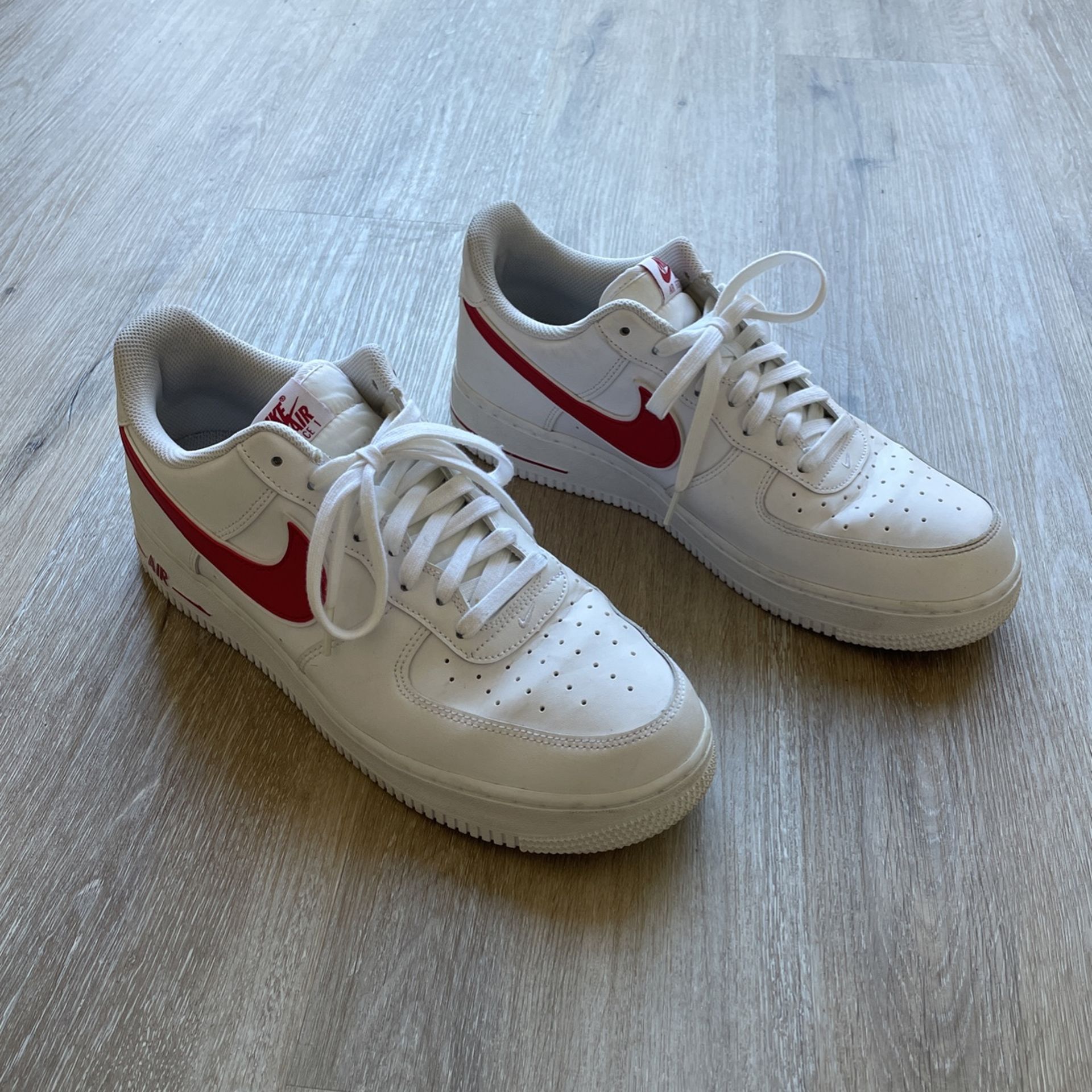 Nike Air Force 1 Red Swoosh Size 11.5