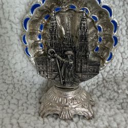 Religious Decorative Plate / Shrine – Vintage Style