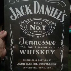 Jack Daniels Metal Poster