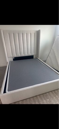 Queen Bedframe + Matress