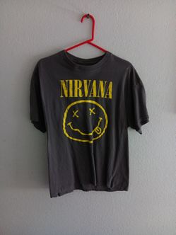 Nirvana Smiley Face Graphic T-Shirt