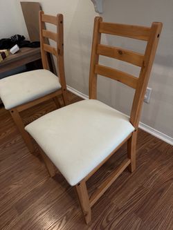 2 IKEA dining chairs
