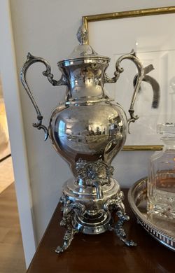 Vintage Silver Plated Samovar