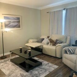 Leather Couch ( Electric Recliner ) 