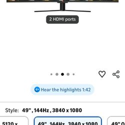 🚨 Must-Sell: Deco Gear 49” Super Ultrawide Curved Monitor – $350 (Retails $609!)