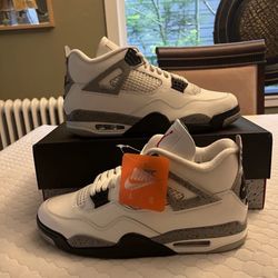 Jordan 4 White Cement Size 10