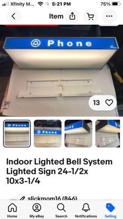 Illinois Bell lighted sign