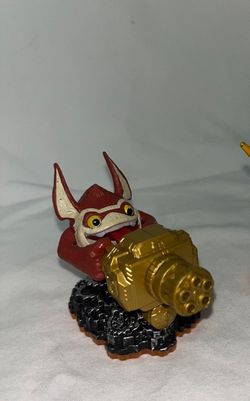 Skylanders Giants Figure - Trigger Happy - Tech Element - Orange Base