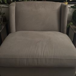 Grey Accent Chair 