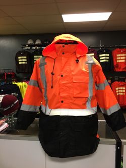 Class 3 Waterproof insulated parka jacket