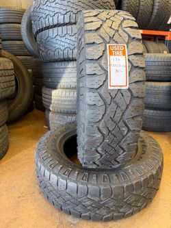 LT 235/80R17 GOOD YEAR WRANGLER A/T full pair 2 tires