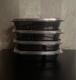 4-piece Rubbermaid Tupperware set
